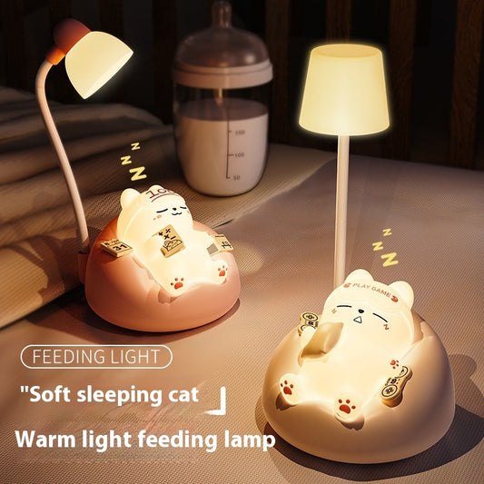 Desk Lamp - Sleeping Cat