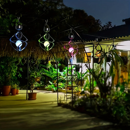 Christmas Lights - Wind Spinner Solar Light